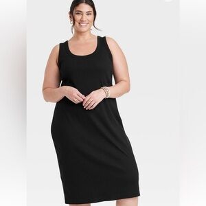 Universal Thread Ribbed T-Shirt Midi dress